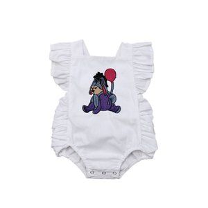 Winnie the Pooh Smash Cake Eeyore Birthday Outfit Dress Clothes Bodysuit romper